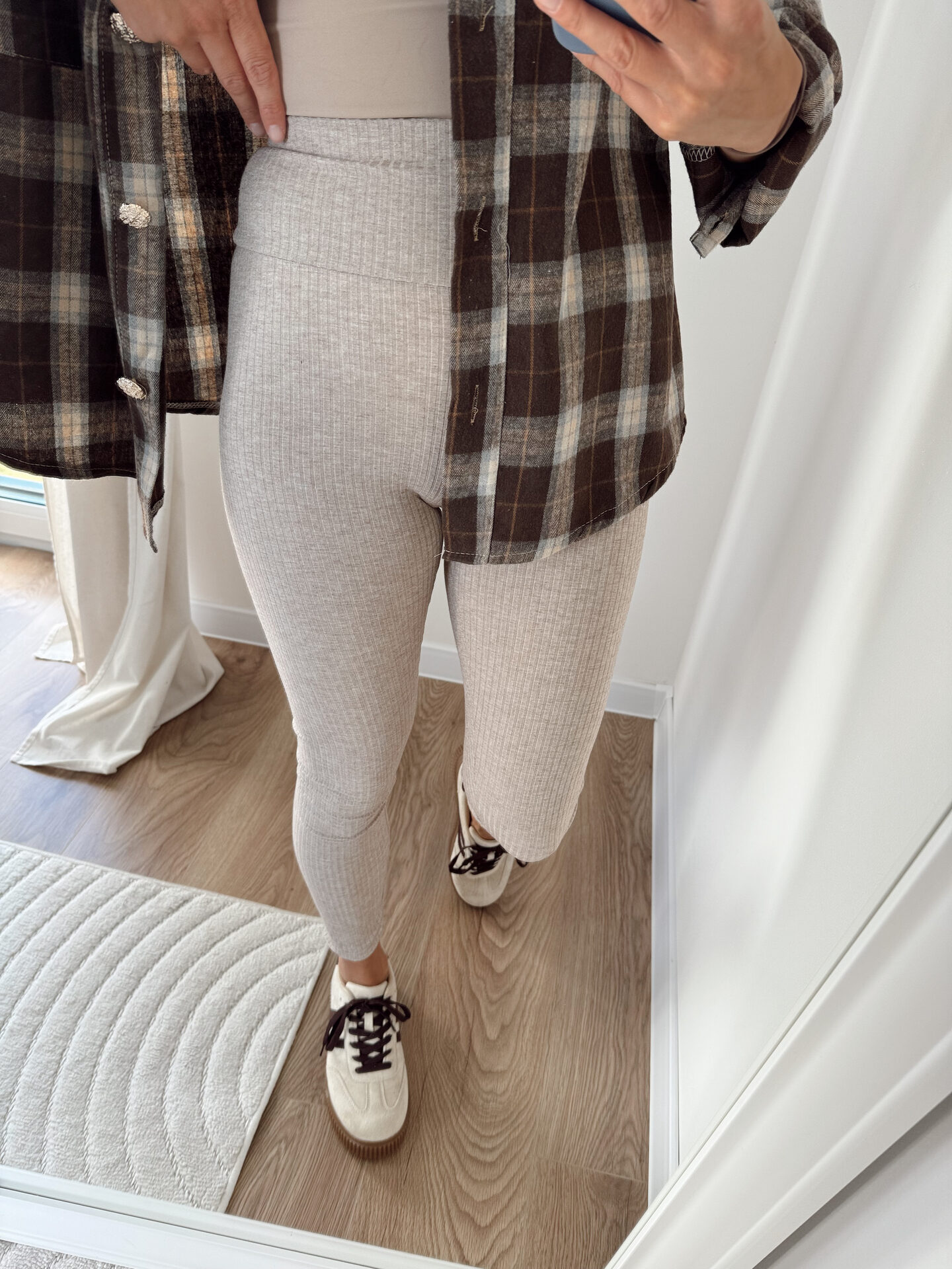 Legginsy gruby prążek